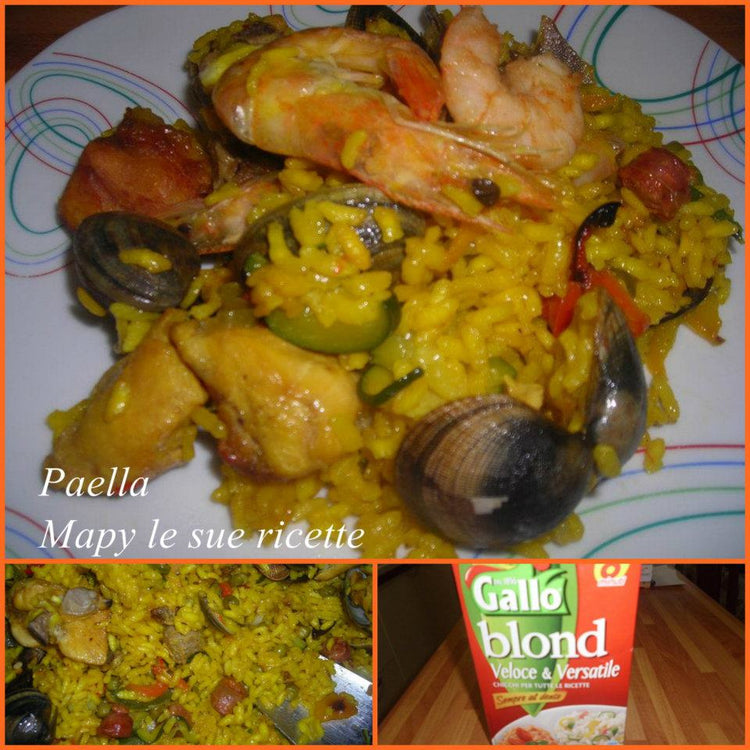 foto ricetta La Paella carne e pesce: si va in Spagna! 