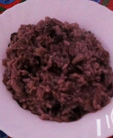 foto ricetta Riso radicchio e prosciutto cotto (Piemonte) 