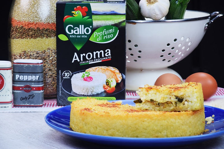 foto ricetta FOCACCIA DI RISO AROMA CON ZUCCHINE E SCAMORZA 