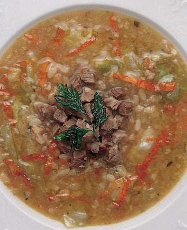 foto ricetta Minestra di riso con verze e costine di maiale 