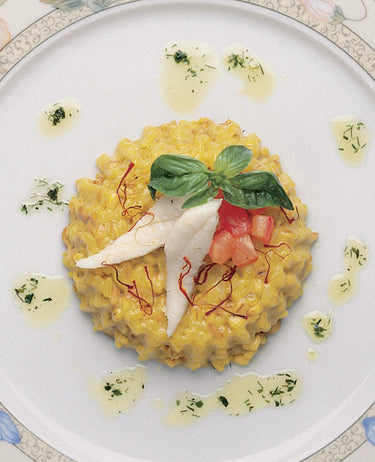foto ricetta Risotto con filetti di sogliola e zafferano 