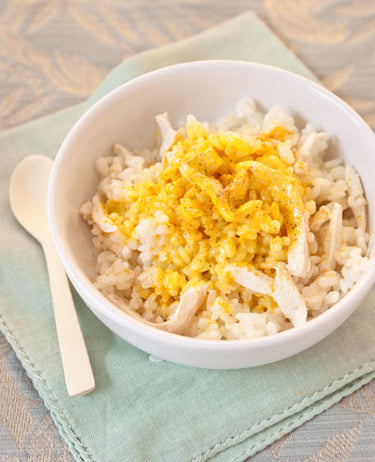 foto ricetta Insalata di riso al pollo e curry 