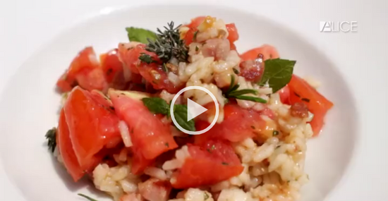 foto ricetta Riso Basmati con pomodoro e pancetta 