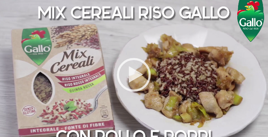 foto ricetta Mix Cereali con pollo e porri 