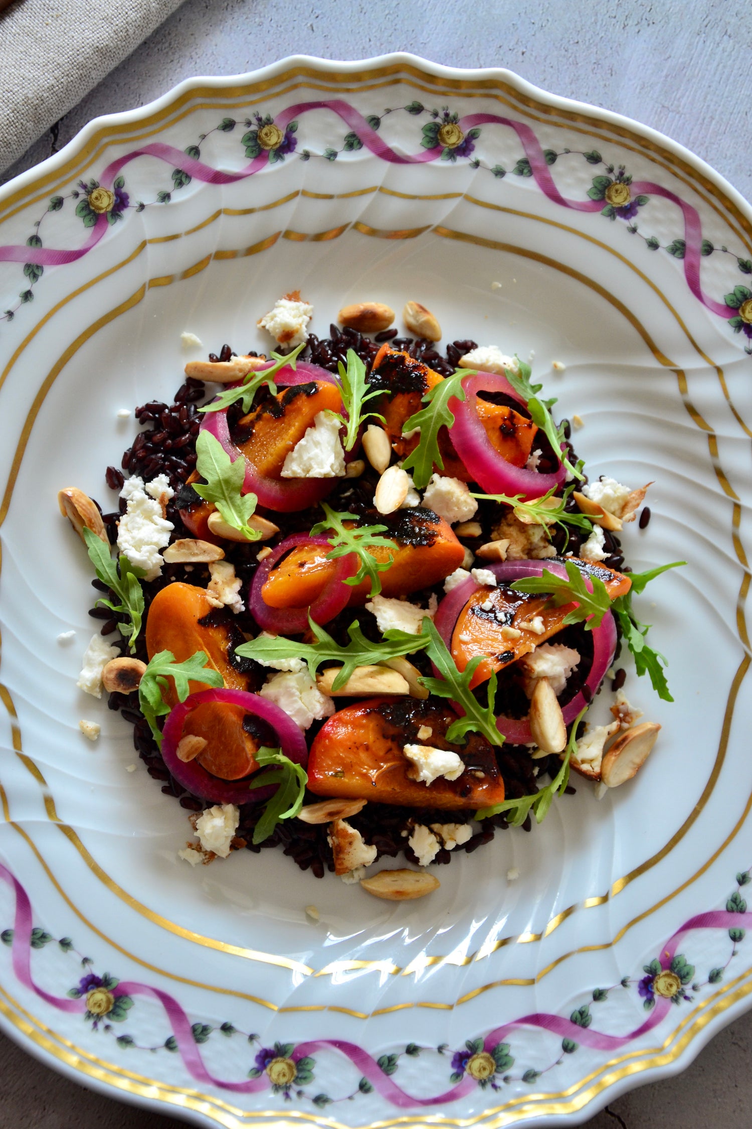 foto ricetta Insalata di riso Nero e albicocche 