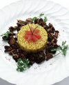 foto ricetta Riso con zafferano e ragu' di funghi di bosco 