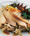 foto ricetta Risotto con bollito di gallina, julienne di verdure croccanti e sale grosso 