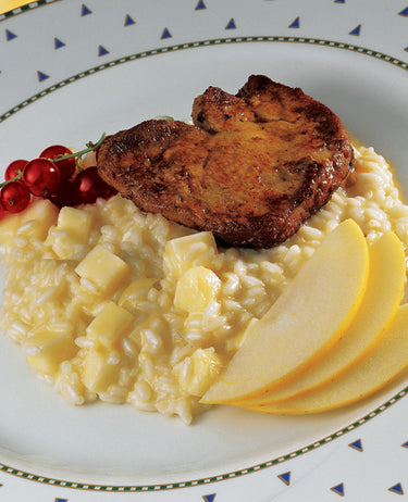 foto ricetta Risotto con le mele, Prosecco e fegato d'oca 