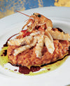 foto ricetta Risotto con aragosta e barbabietola, succo di Porto e olio di erbe verdi 
