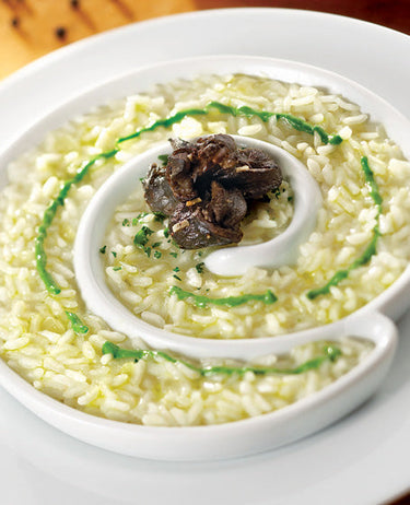 foto ricetta Riso Carnaroli mantecato con lumache e battuto di prezzemolo e aglio 