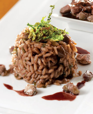 foto ricetta Savarin di risotto con anatra e verze 