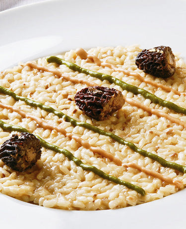 foto ricetta Riso con funghi spugnole 