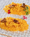 foto ricetta Riso con zafferano, burro nocciola e animelle 