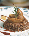 foto ricetta Risotto con le quaglie al rosmarino, fegato grasso d'oca e salsa al Sangiovese 