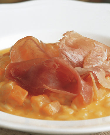 foto ricetta Riso alla zucca cremoso e con prosciutto nostrano 