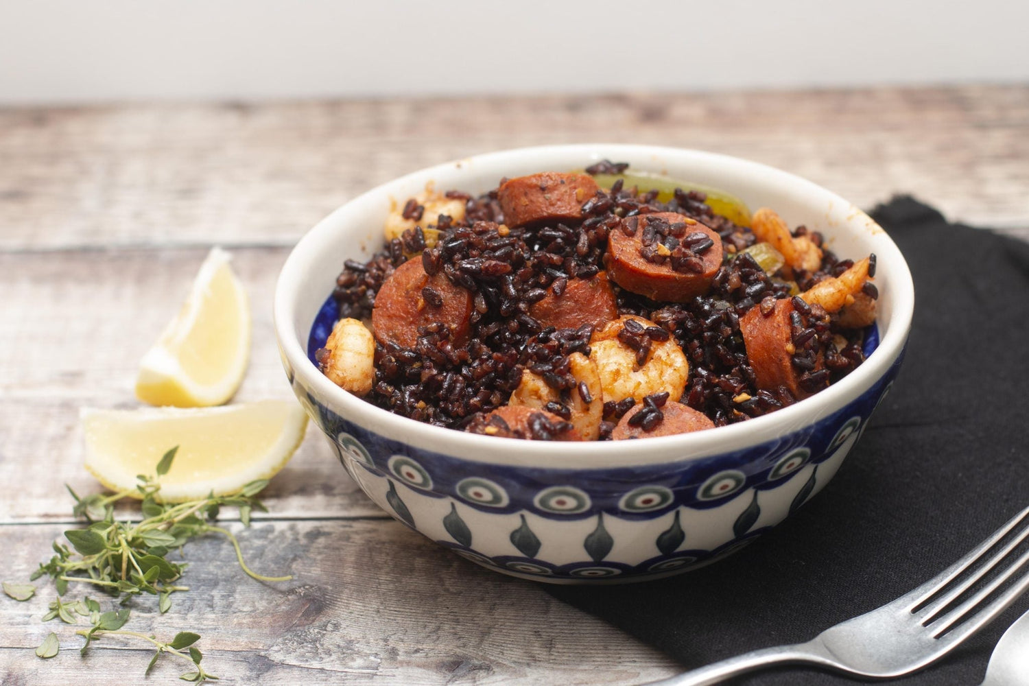 JAMBALAYA BLACK RICE STIR FRY 