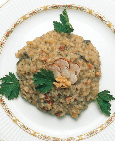 RISOTTO MIT WALNÜSSEN, STEINPILZEN UND PARMESAN 2 