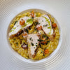 BUTTERNUT SQUASH RISOTTO, TRUFFLE CHICKEN BREAST & CRISPY SAGE 