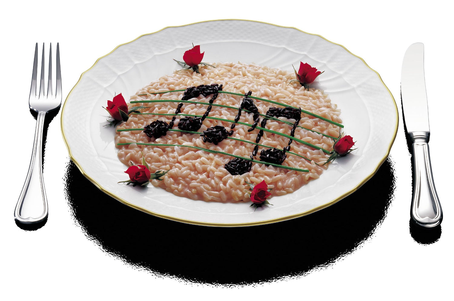 foto ricetta Risotto alle roselline e gamberoni di Sanremo 