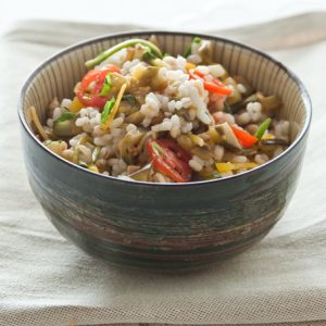 Ensalada de arroz primavera