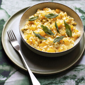 Risotto de calabaza moscada